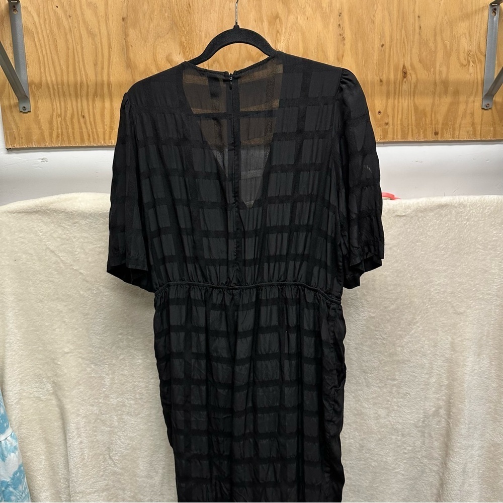 ANTHROPOLOGIE Dolan Left Coast Maia Surplice Jumpsuit M Missing Belt - Picture 4 of 10